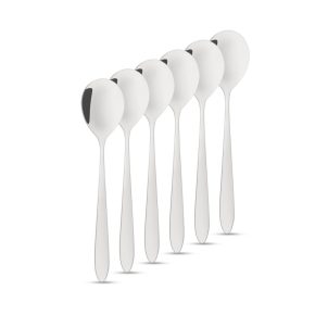 Rozsdamentes acél kávéskanál - 6db/csomag