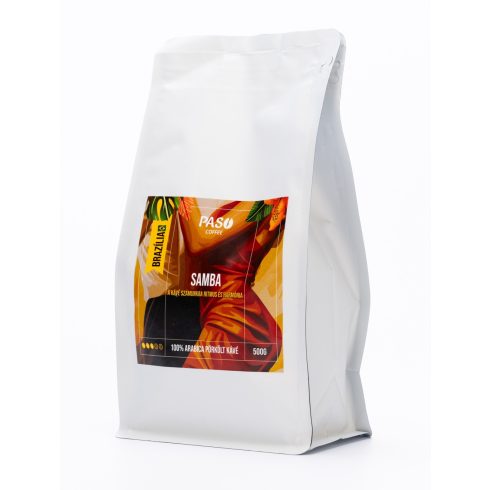 Paso Samba (Brazil Santos) - kézműves babkávé (500g)