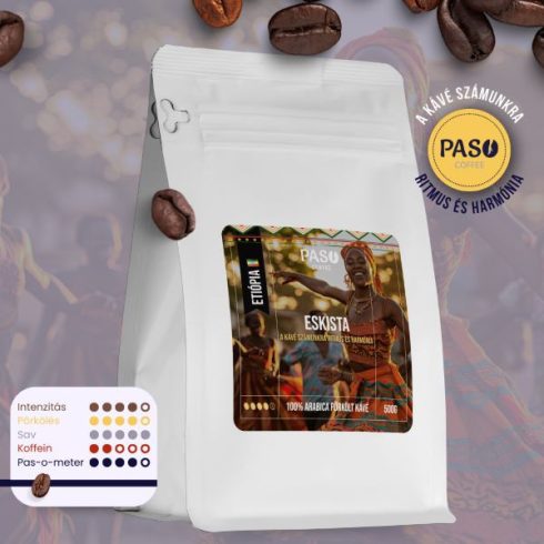 Paso Eskista (Ethiopia Sidamo) - kézműves babkávé (500g)