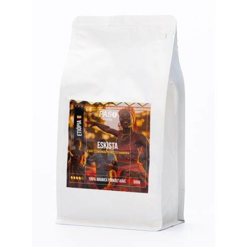 Paso Eskista (Ethiopia Sidamo) - kézműves babkávé (500g)