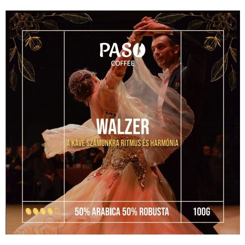 Paso Walzer (Medium Blend) - kézműves babkávé (100g)